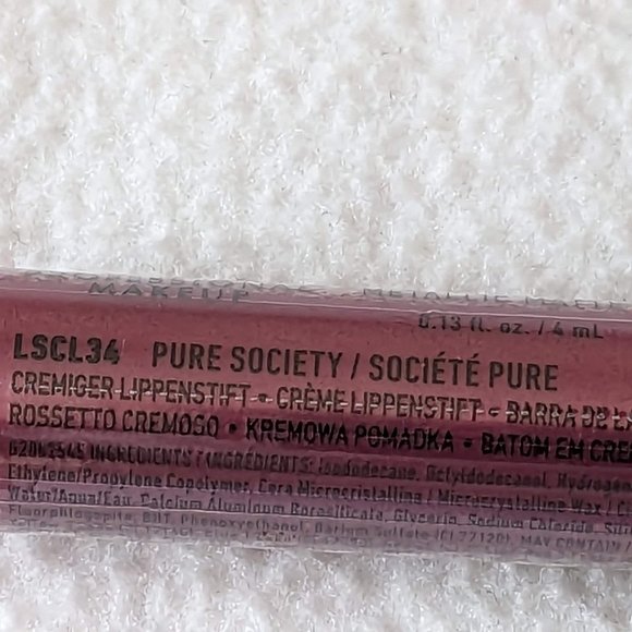 Pure Society (Deep Violet With Blue Pearl) Liquid Suede Metallic Matte Lipstick - Picture 12 of 14